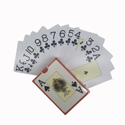 0.32mm Plastikschürhaken-Karten SGS kundenspezifischer Logo Playing Cards