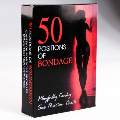 Kundenspezifisches CMYK, das Matt Finished 50 sexuelle Positions-Karten druckt