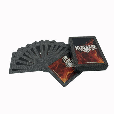 Luft, die schwarze Hülsenpapier-Spielkarten für Magier polstert