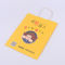 Biologisch abbaubare Kraftpapier-Einkaufstaschen für Schnellimbiß ODM Logo Printed