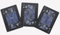CMYK, die Blau drucken und schwarze Plastikschürhaken-Karten imprägniern