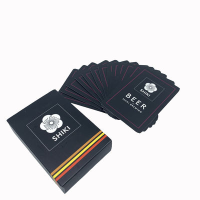Kundenspezifische Hülsenpapier-Spielkarten Logo Printeds 300gsm weiße für Sammlung