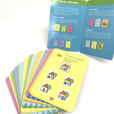 Ausbildungs-Spielkarten recyclebares Matt Finished des gestrichenen Papiers 300gsm Kinder