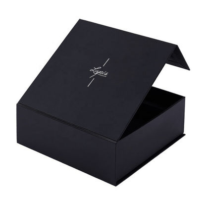 Luxus-schwarze mit Seiten versehener Druck der Geschenkbox-1200gsm magnetische 2