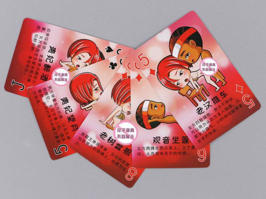 Kundenspezifische Druckerwachsene 52 Spielkarte-spezielle konzipiert für Liebhaber
