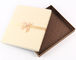 Geschenkbox-Elfenbein-Luxuspapierkasten AI steifes Papp