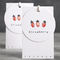 Sgs-Doppeltes Hang Tag Label UV- Druck-Hang Tags With String