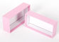 2mm druckte steifes Pappgeschenkbox-Rosa recyclebares für Kosmetik